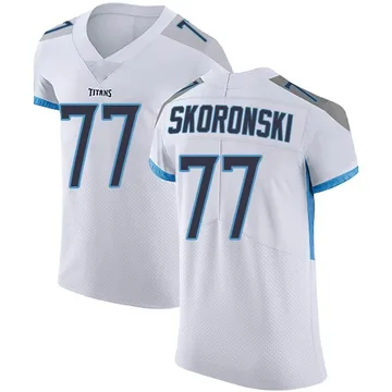 Men's Peter Skoronski Tennessee Titans Nike Elite Vapor Untouchable Jersey - White