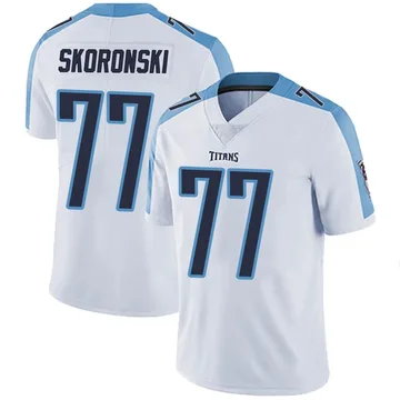 Men's Peter Skoronski Tennessee Titans Nike Limited Vapor Untouchable Jersey - White