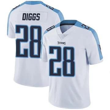 Men's Quandre Diggs Tennessee Titans Nike Limited Vapor Untouchable Jersey - White