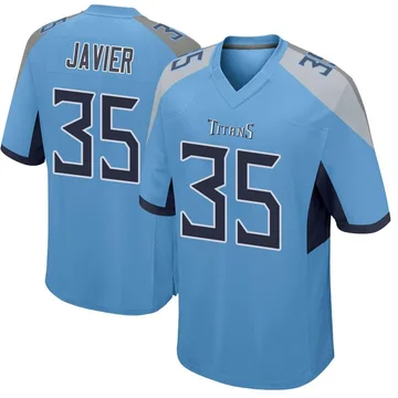 Men's Robert Javier Tennessee Titans Nike Game Jersey - Light Blue