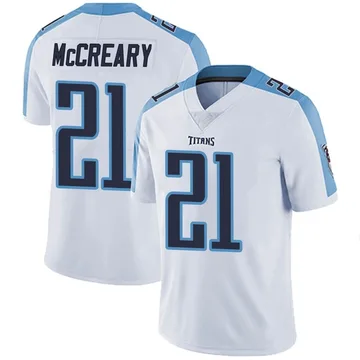 Men's Roger McCreary Tennessee Titans Nike Limited Vapor Untouchable Jersey - White