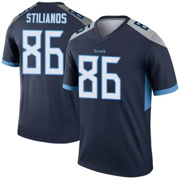 Men's Steven Stilianos Tennessee Titans Nike Legend Jersey - Navy