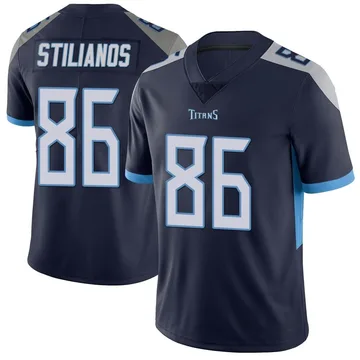 Men's Steven Stilianos Tennessee Titans Nike Limited Vapor Untouchable Jersey - Navy