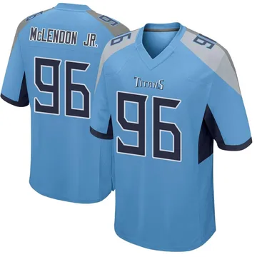 Men's TK McLendon Jr. Tennessee Titans Nike Game Jersey - Light Blue