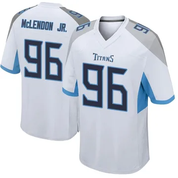 Men's TK McLendon Jr. Tennessee Titans Nike Game Jersey - White