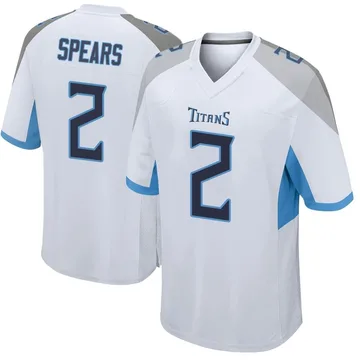 Men's Tyjae Spears Tennessee Titans Nike Game Jersey - White