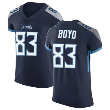 Men's Tyler Boyd Tennessee Titans Nike Elite Vapor Untouchable Jersey - Navy