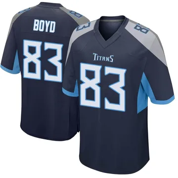 Men's Tyler Boyd Tennessee Titans Nike Game Jersey - Navy