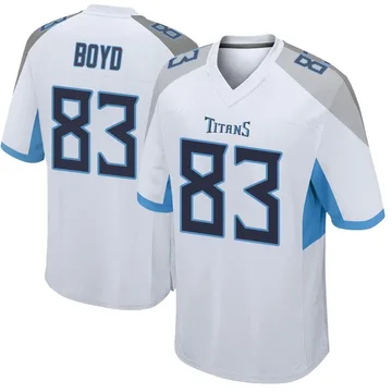 Men's Tyler Boyd Tennessee Titans Nike Game Jersey - White