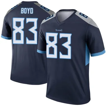 Men's Tyler Boyd Tennessee Titans Nike Legend Jersey - Navy