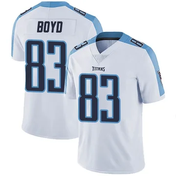 Men's Tyler Boyd Tennessee Titans Nike Limited Vapor Untouchable Jersey - White