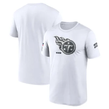 Tennessee Titans 2024 Salute To Service Legend Performance T-Shirt White