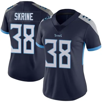 Women's Buster Skrine Tennessee Titans Nike Limited Vapor Untouchable Jersey - Navy