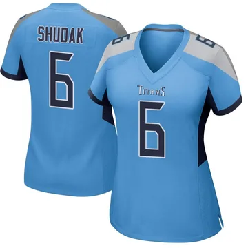 Women's Caleb Shudak Tennessee Titans Nike Game Jersey - Light Blue