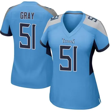 Women's Cedric Gray Tennessee Titans Nike Game Jersey - Light Blue