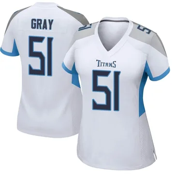 Women's Cedric Gray Tennessee Titans Nike Game Jersey - White