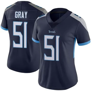 Women's Cedric Gray Tennessee Titans Nike Limited Vapor Untouchable Jersey - Navy