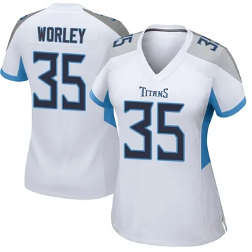 Women's Daryl Worley Tennessee Titans Nike Game Jersey - White