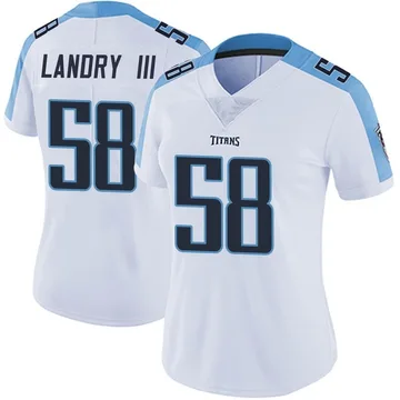 Women's Harold Landry III Tennessee Titans Nike Limited Vapor Untouchable Jersey - White