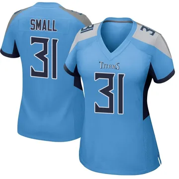 Women's Jabari Small Tennessee Titans Nike Game Jersey - Light Blue