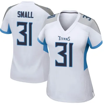 Women's Jabari Small Tennessee Titans Nike Game Jersey - White