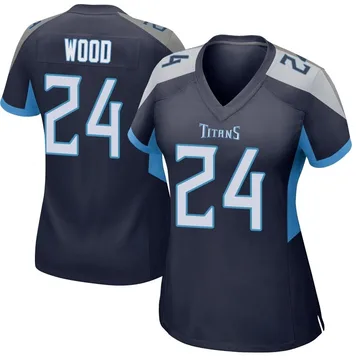 Women's Julius Wood Tennessee Titans Nike Game Jersey - Navy