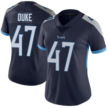 Women's Khalid Duke Tennessee Titans Nike Limited Vapor Untouchable Jersey - Navy