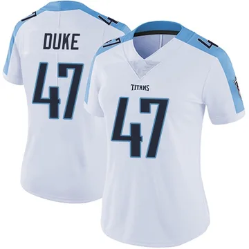 Women's Khalid Duke Tennessee Titans Nike Limited Vapor Untouchable Jersey - White