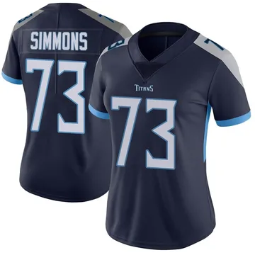 Women's Lachavious Simmons Tennessee Titans Nike Limited Vapor Untouchable Jersey - Navy