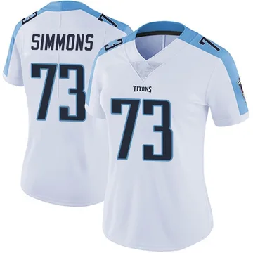 Women's Lachavious Simmons Tennessee Titans Nike Limited Vapor Untouchable Jersey - White