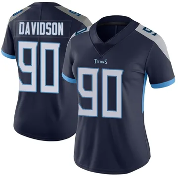 Women's Marlon Davidson Tennessee Titans Nike Limited Vapor Untouchable Jersey - Navy