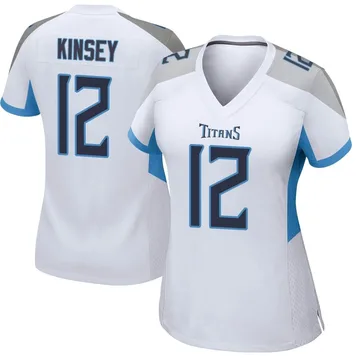 Women's Mason Kinsey Tennessee Titans Nike Game Jersey - White