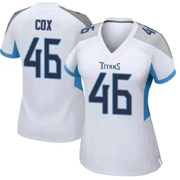 Women's Morgan Cox Tennessee Titans Nike Game Jersey - White