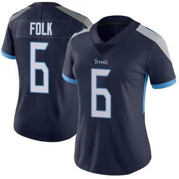 Women's Nick Folk Tennessee Titans Nike Limited Vapor Untouchable Jersey - Navy