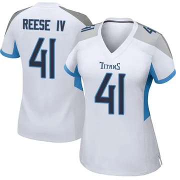 Women's Otis Reese IV Tennessee Titans Nike Game Jersey - White