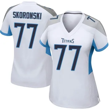 Women's Peter Skoronski Tennessee Titans Nike Game Jersey - White