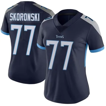 Women's Peter Skoronski Tennessee Titans Nike Limited Vapor Untouchable Jersey - Navy