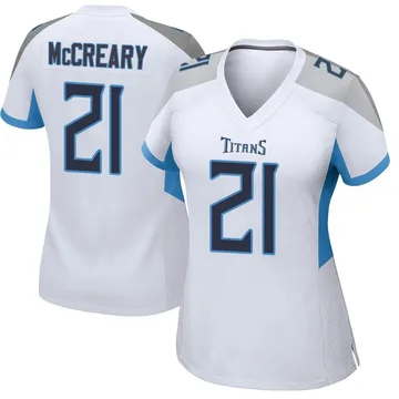 Women's Roger McCreary Tennessee Titans Nike Game Jersey - White