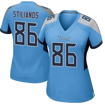 Women's Steven Stilianos Tennessee Titans Nike Game Jersey - Light Blue