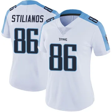 Women's Steven Stilianos Tennessee Titans Nike Limited Vapor Untouchable Jersey - White