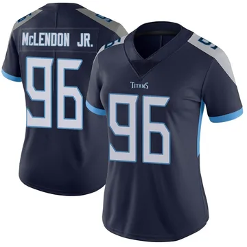 Women's TK McLendon Jr. Tennessee Titans Nike Limited Vapor Untouchable Jersey - Navy