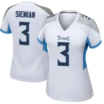 Women's Trevor Siemian Tennessee Titans Nike Game Jersey - White