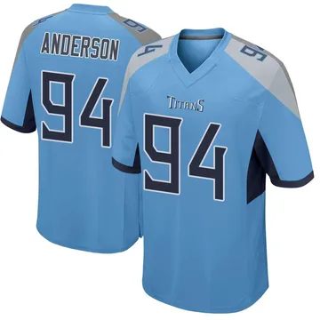 Youth Abdullah Anderson Tennessee Titans Nike Game Jersey - Light Blue