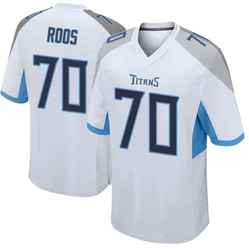 Youth Jordan Roos Tennessee Titans Nike Game Jersey - White