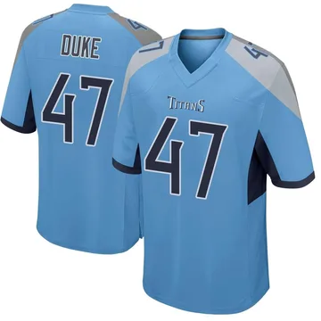 Youth Khalid Duke Tennessee Titans Nike Game Jersey - Light Blue